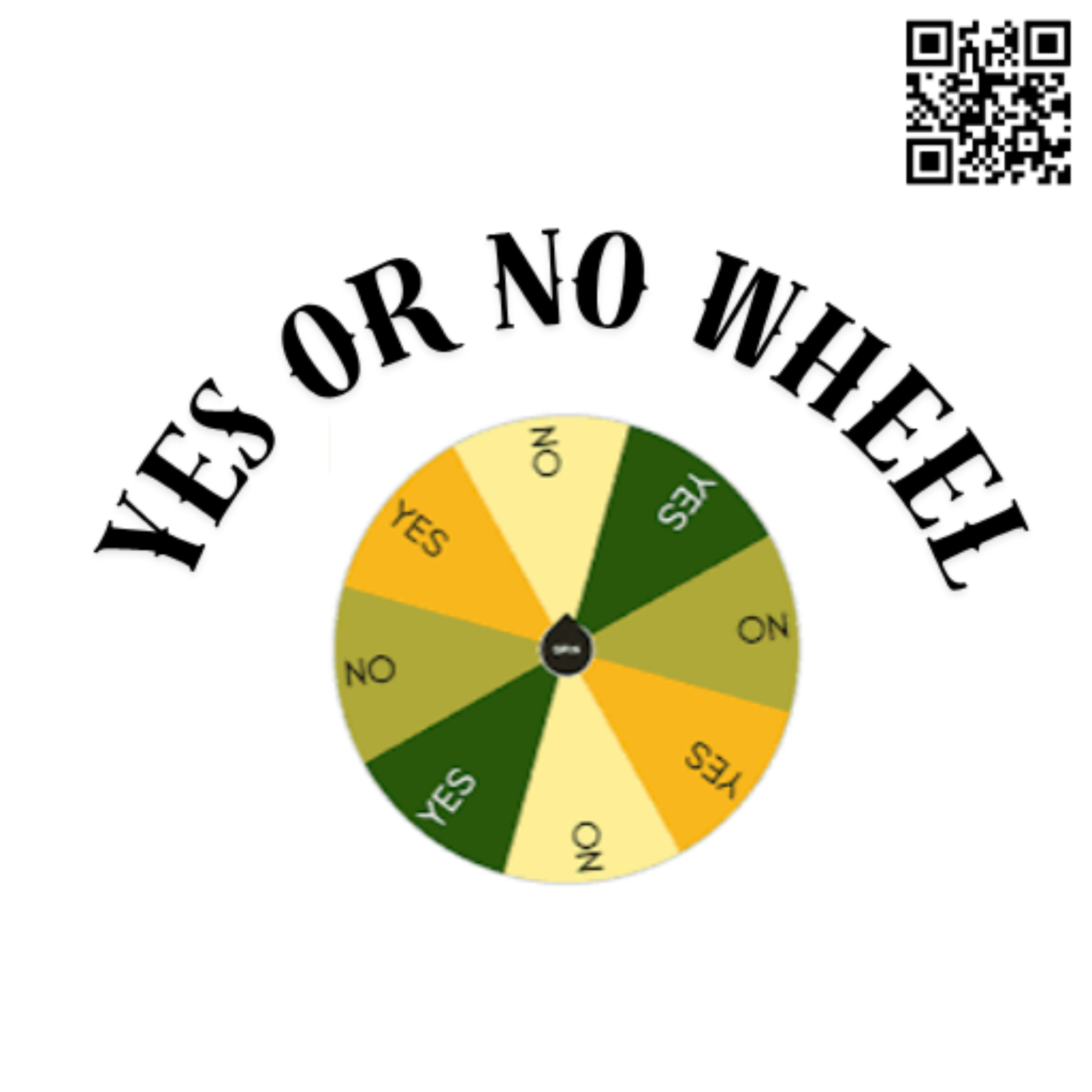 Yes or No Wheel Spinner